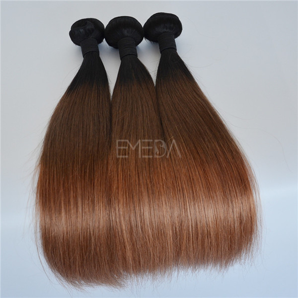 #1B/4/27 3 tone ombre Indian quality hair extensions YJ159